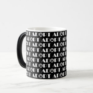 Adopt paw dog magic mug
