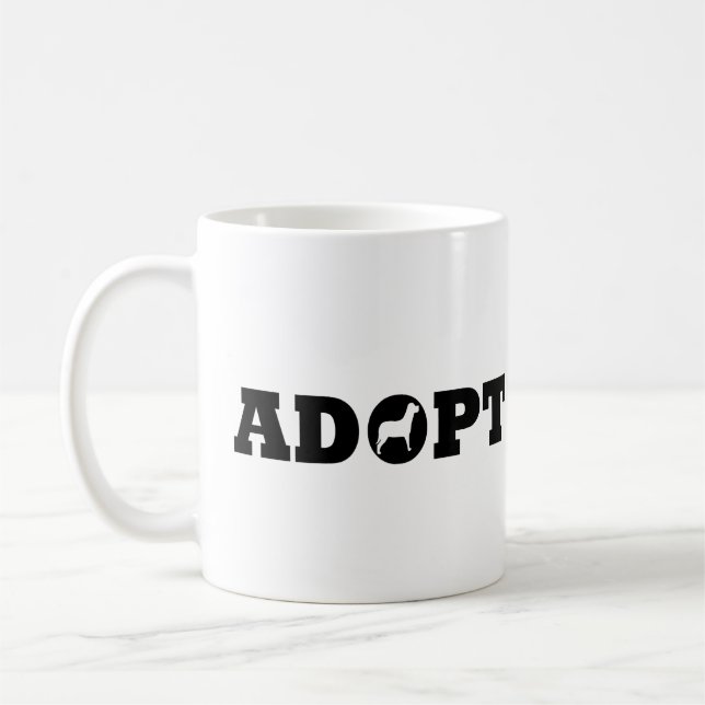 Adopt pets coffee mug (Left)