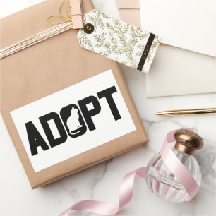 Adopt pets sticker