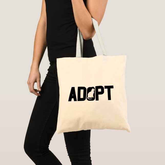 Adopt pets tote bag (Front (Product))