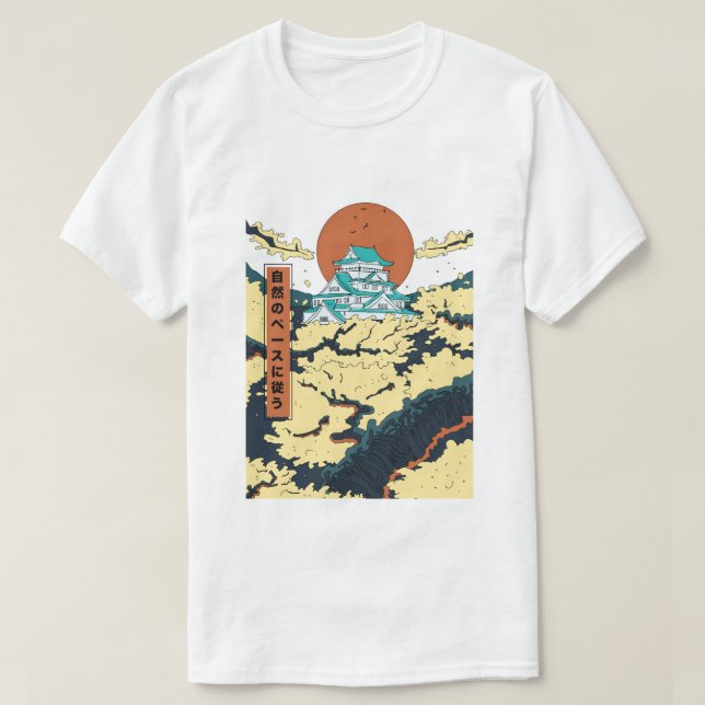 Adopt the pace of nature T-Shirt (Design Front)