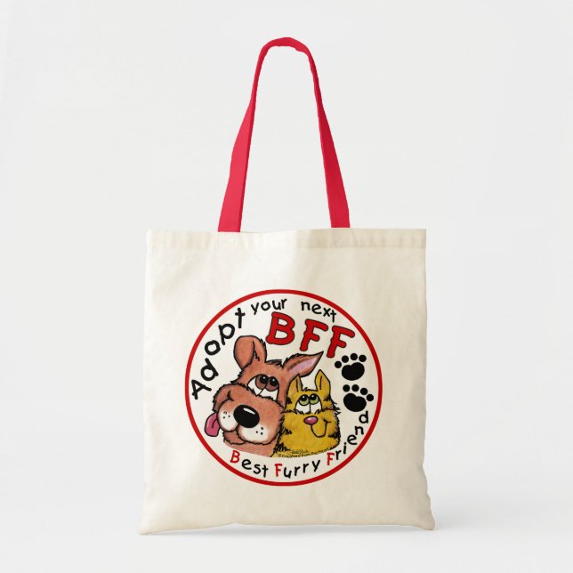 Adopt Your Next BFF Tote Bag (Front)