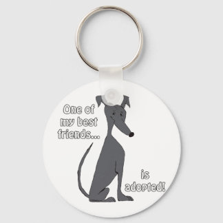 Adopted~Black Keychain