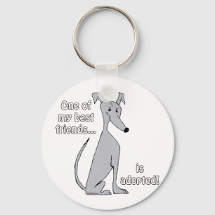 Adopted~Blue Keychain