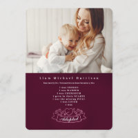 Adopted Photo Announcement
