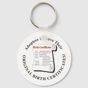 Adoptees Deserve OBCs Keychain