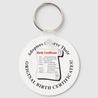 Adoptees Deserve OBCs Keychain