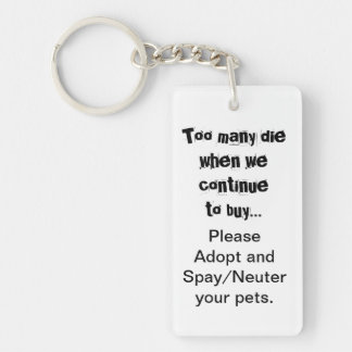 Adopter Spay Neuter Porte - clé de devis