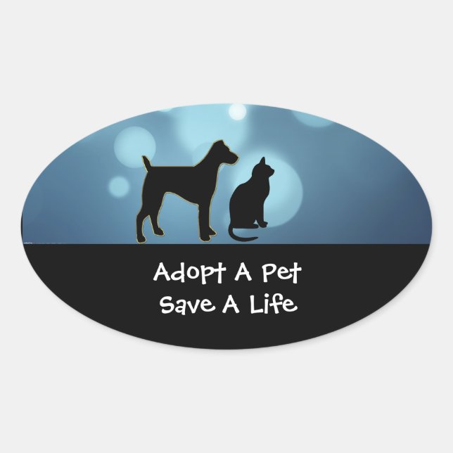 Adopter Un Stickers Pour Animaux De Compagnie (Devant)