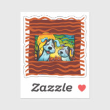 "Adoptez-Moi". Stickers personnalisés en vinyle dé