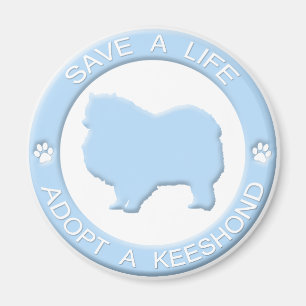 Adoptez un aimant de Keeshond