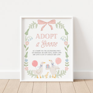Adoptez un panneau de décoration d'anniversaire fl