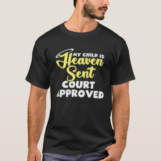 Adoption Announcement Day Family Heaven Court T-Shirt