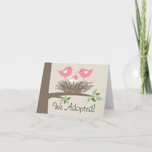 Adoption Announcement for Gay Couple - Bird's Nest