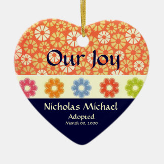 Adoption Announcement Keepsake Ceramic Ornament