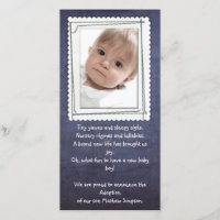 adoption announcement photocard