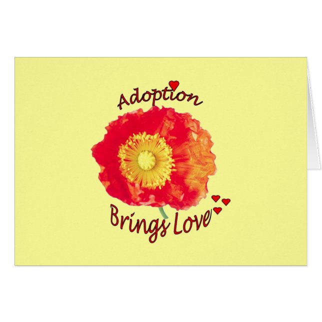 Adoption Card (Front Horizontal)