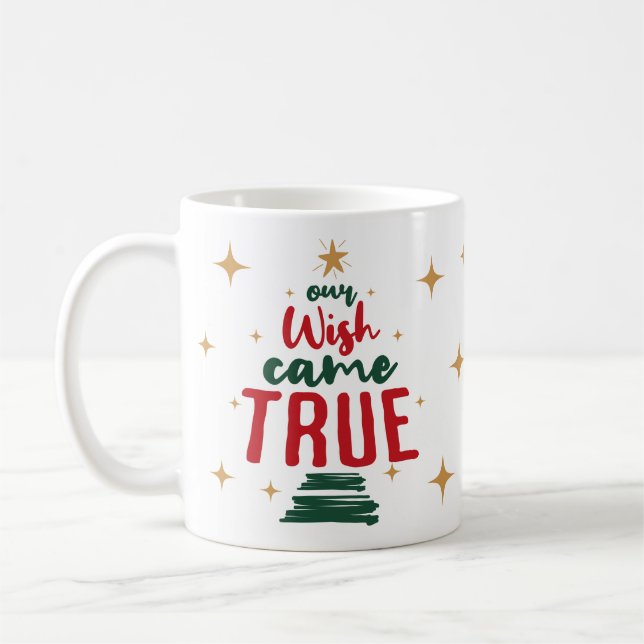 Adoption Celebration Cadeau de Noël Mug (Gauche)