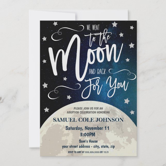 Adoption Celebration Invitation (Front)