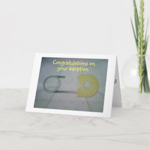 ADOPTION CONGRATULATIONS=LOVE & CUDDLES CARD