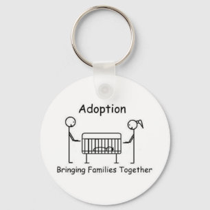 Adoption Crib Keychain