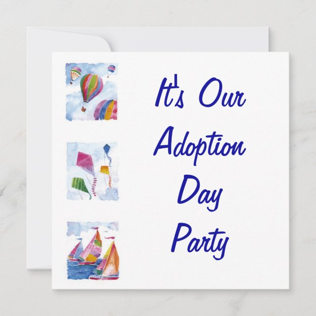 adoption day party invitation (Front)