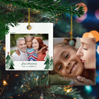 Adoption First Christmas Rustic Trees Photo