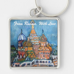 Adoption"From Russia..." St. Basil's Key Chain