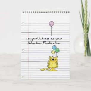 adoption greeting card