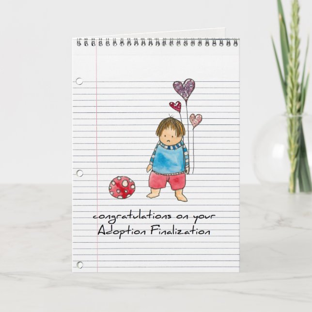adoption greeting card (Front)