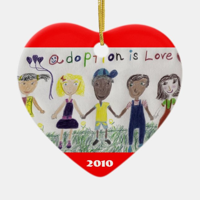 Adoption Is Love Ornament (Front)