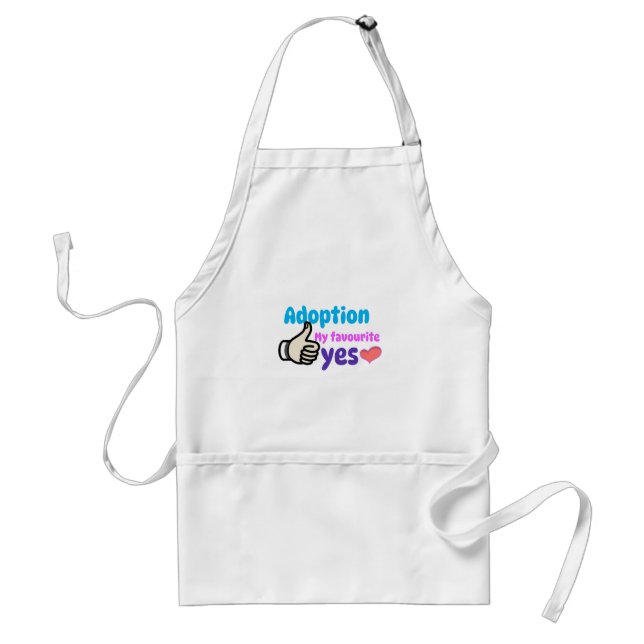 Adoption My Favourite Yes Adoptive Mom  Standard Apron (Front)