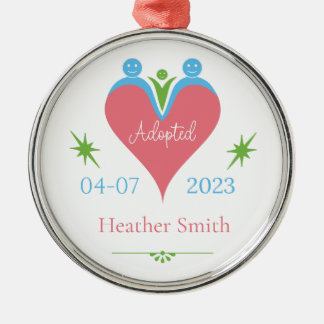 Adoption Ornament Personalized as First Christmas