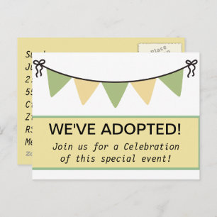 ADOPTION party invitations