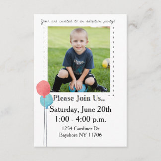 Adoption Party Invites