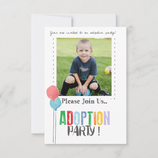 Adoption Party Invites (Front)