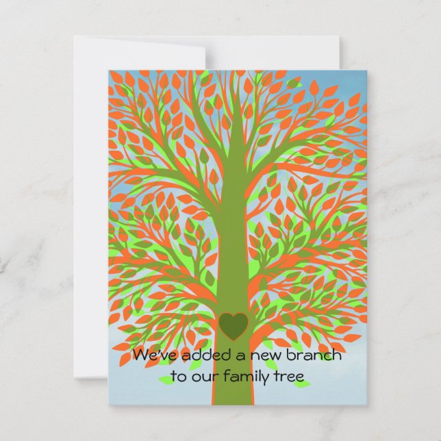 Adoption Tree Invitation (Front)
