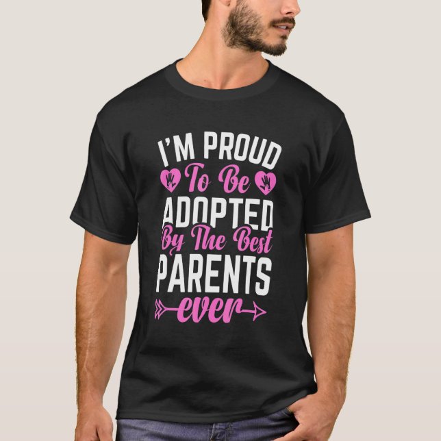 Adoptive Children Sayings Fom Adoption & Adopted K T-Shirt (Front)