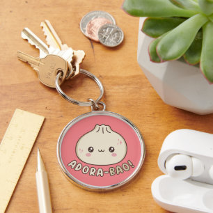 Adora-Bao Cute Kawaii Bao Dumpling Pun Lover  Keychain