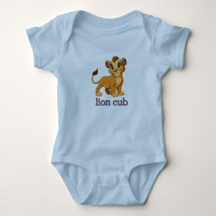 Adorab Lion Cub. Baby Bodysuit