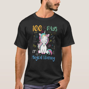 Adorable 100 Days of Magical Learning School Unico T-Shirt