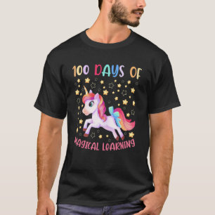 Adorable 100 Days of Magical Learning School Unico T-Shirt