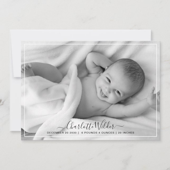 Adorable  2 Photo Baby  (Front)
