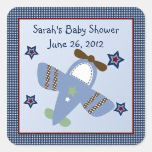 Adorable Airplane/Aviator2 Stickers/Envelope Seals