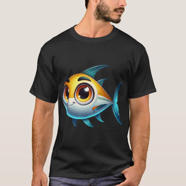 Adorable Amberjack Fish T-Shirt (Front)