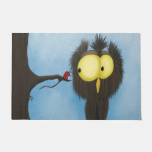 Adorable And Colorful Owl Oliver Doormat