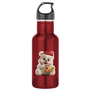 Adorable and Cute Teddy Bear Design 532 Ml Water Bottle