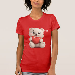 Adorable and Cute Teddy Bear Design T-Shirt