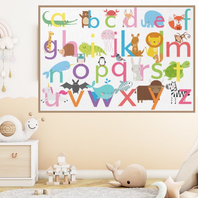 Adorable Animal Alphabet Poster (Creator Uploaded)