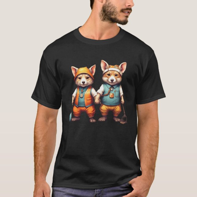 Adorable Animal Antics T-Shirt (Front)